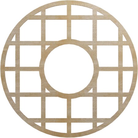 Ekena Millwork O'Neal Wood Fretwork Pierced Ceiling Medallion, Birch, 34"OD x 12 3/8"ID x 1/4"T CMWP34X34X0250ONBI